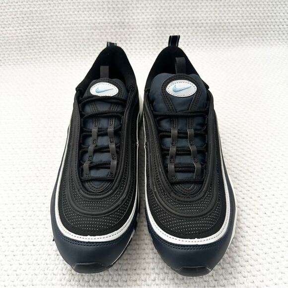 Nike Air Max 97 Men Black University Blue Dark Obsidian Sneakers 10.5 DQ3955 - Picture 3 of 12